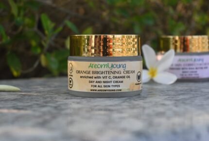 Areomyoung Orange Brightening Cream infused with Vitamin C and orange