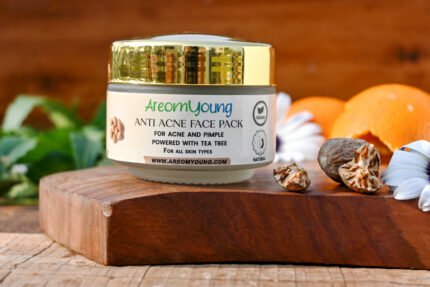 Areomyoung Anti-Acne Face Pack – Herbal Face Pack with Neem, Mint, Nutmeg, and Camphor for Clear Skin