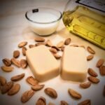 Almond cold processed soap made with real almonds and almond oil