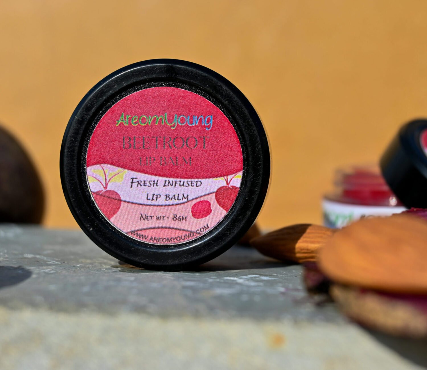 Areomyoung Beetroot Lip Balm – Natural Hydrating Lip Care
