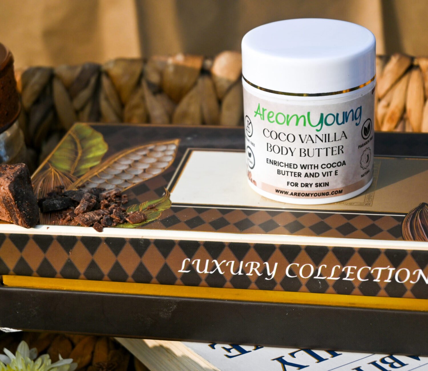 Areomyoung Coco Vanilla Body Butter – Luxurious Hydrating Moisturizer