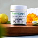 Rosemary hair mask with nourishing rosemary extracts for strong, shiny hair